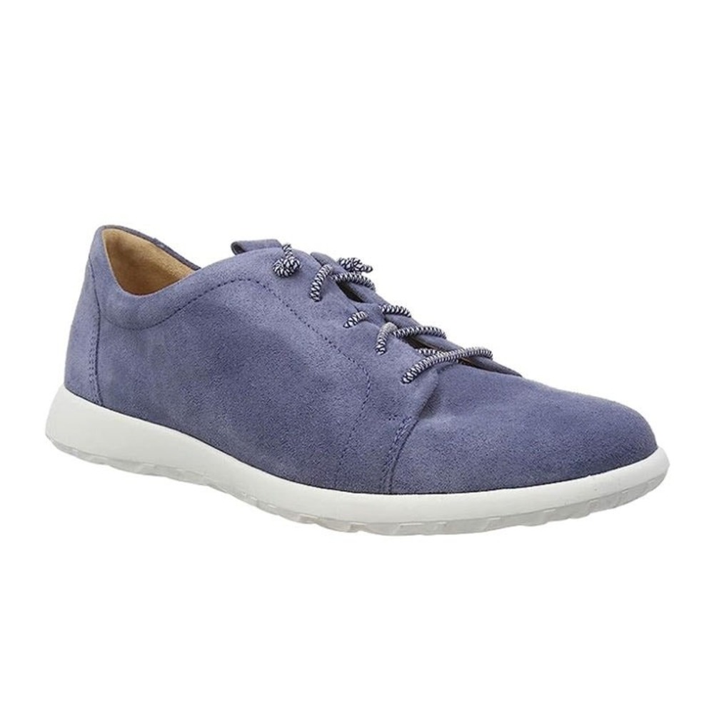 Ganter Gabby 1 Women's Blue Suede Comfort Walking Sneakers 7.5 8 EU
